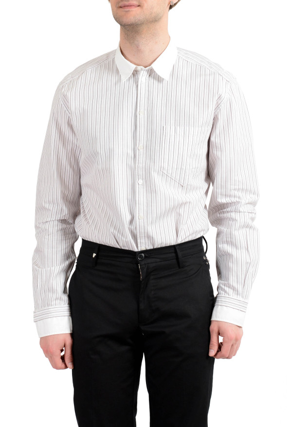 Dolce&Gabbana D&G "George" Men's Striped Long Sleeve Dress Shirt: Picture 3