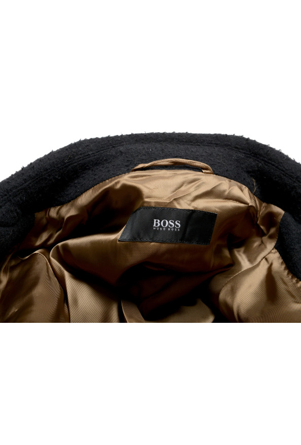 Hugo Boss Men's "Godeon-J" Black Wool Double Breasted Coat: Picture 6