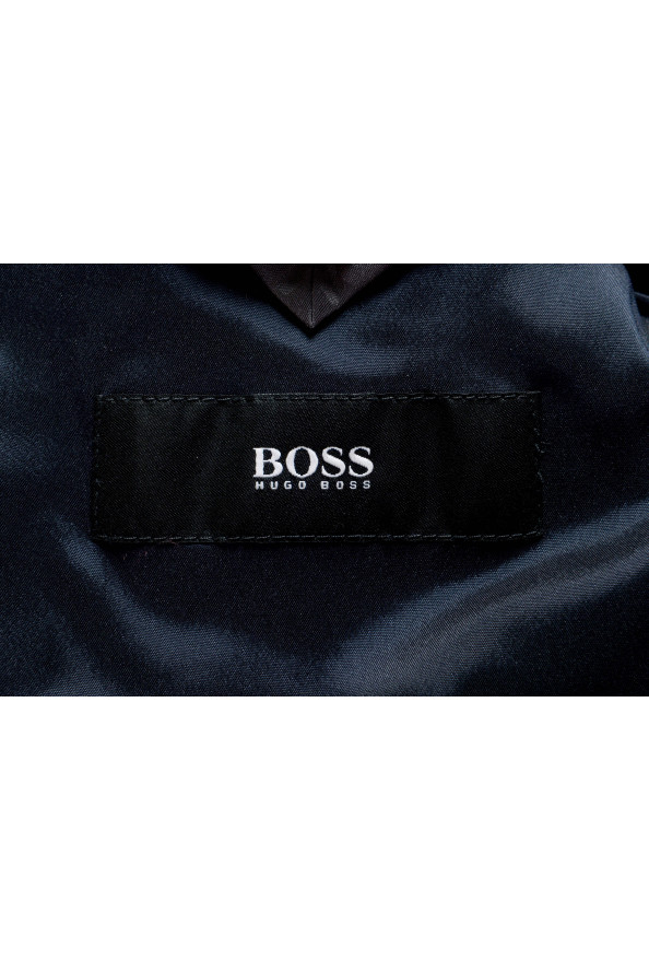 Hugo Boss "Jerron/Lenon1WE" Men's 100% Wool Blue Two Button Three-Piece Suit: Picture 12