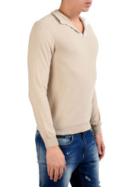 Malo Men's Bone White Pullover Sweater: Picture 2