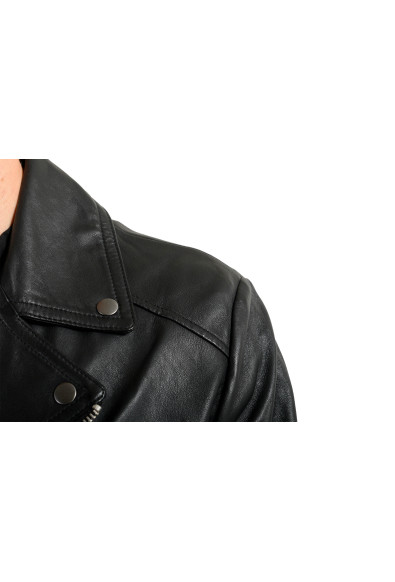 Hugo Boss Men's "Jabin 1" 100% Leather Black Bomber Jacket: Picture 2