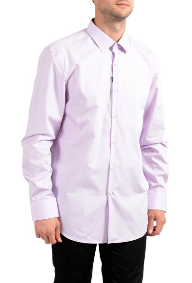 Hugo Boss Men's "Jenno" Slim Fit Purple Long Sleeve Dress Shirt 