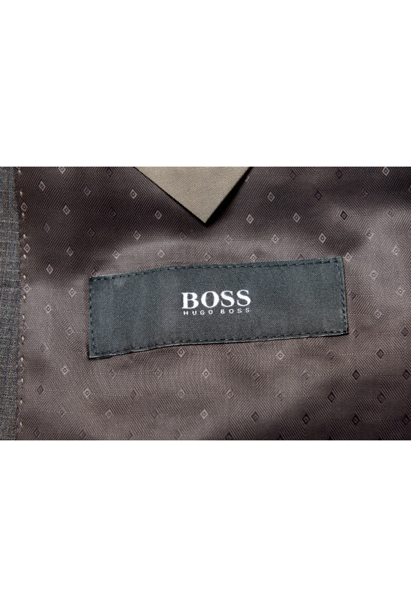 Hugo Boss "Edison2/Power" Men's 100% Wool Brown Two Button Suit: Picture 11