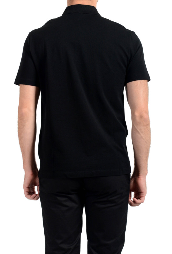 Versace Men's Black Logo Embroidered Short Sleeve Polo Shirt: Picture 2