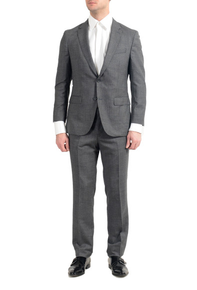 Hugo Boss "Novan6/Ben2" Men's 100% Wool Slim Gray Two Button Suit