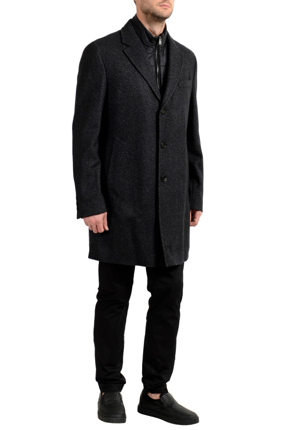 Hugo Boss "Nadim4" Men's Wool Slim Three Button Coat With Detachable Inner: Picture 3