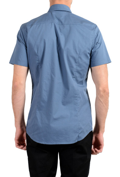 Hugo Boss "EslimyE" Men's Slim Blue Short Sleeve Casual Shirt : Picture 2
