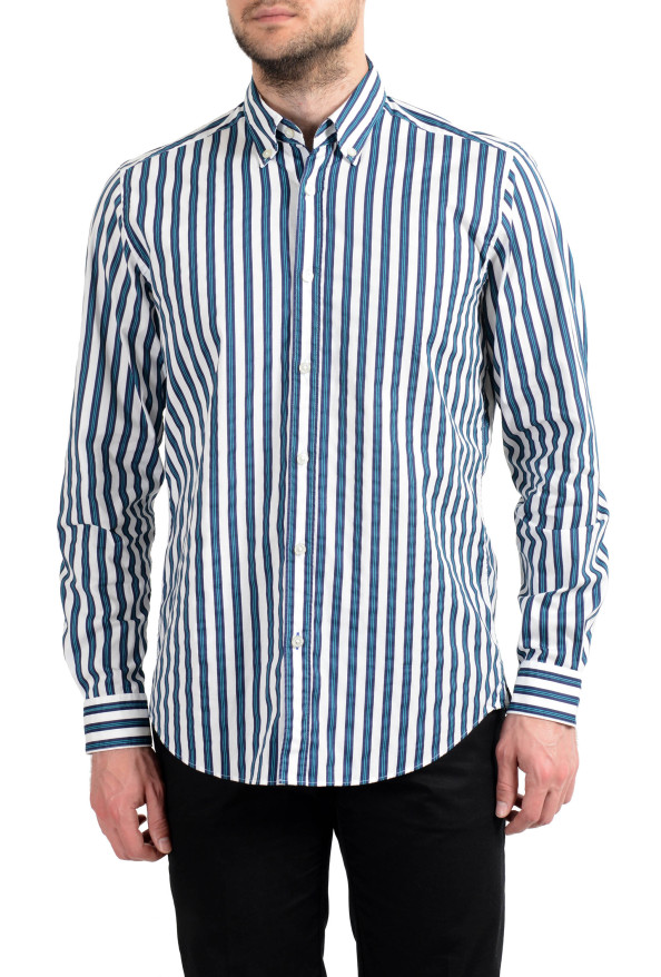 Hugo Boss "Lod" Men's Stretch Striped Long Sleeve Casual Shirt