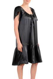 John Galliano Women's Gray 100% Silk Flare Dress: Picture 2