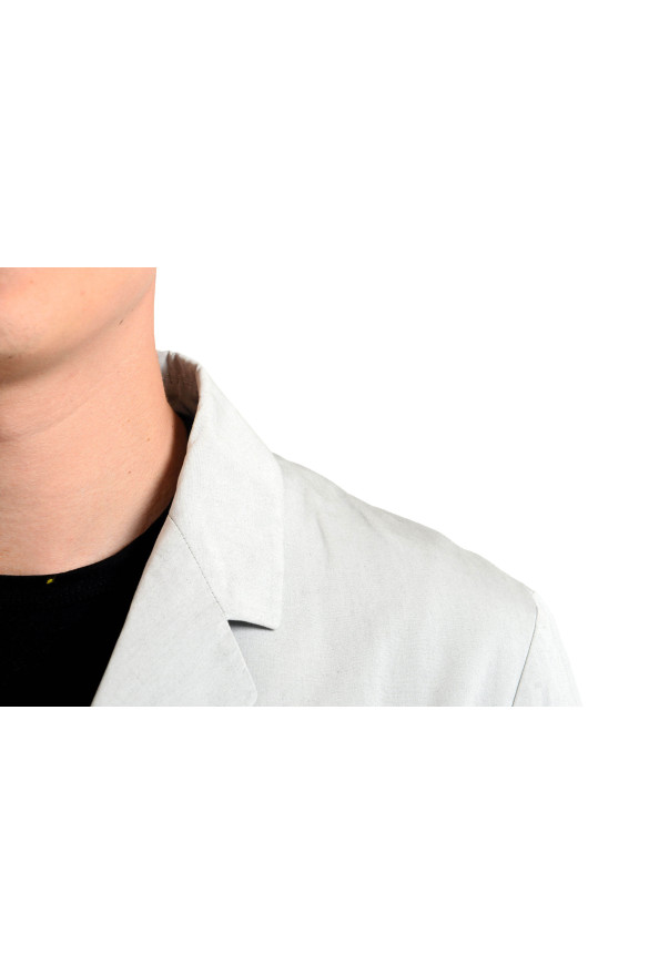 Jil Sander Men's Gray Button Up Belted Trench Coat : Picture 4