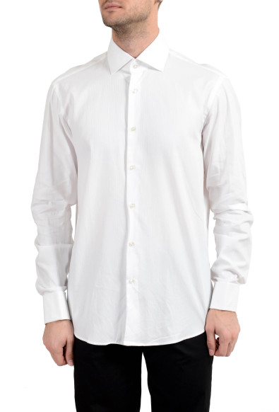Hugo Boss "Gale" Men's Regular Fit White Long Sleeve Dress Shirt 