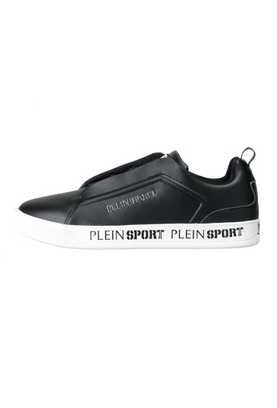 Plein Sport "John" Black Slip On Fashion Sneakers Shoes : Picture 2