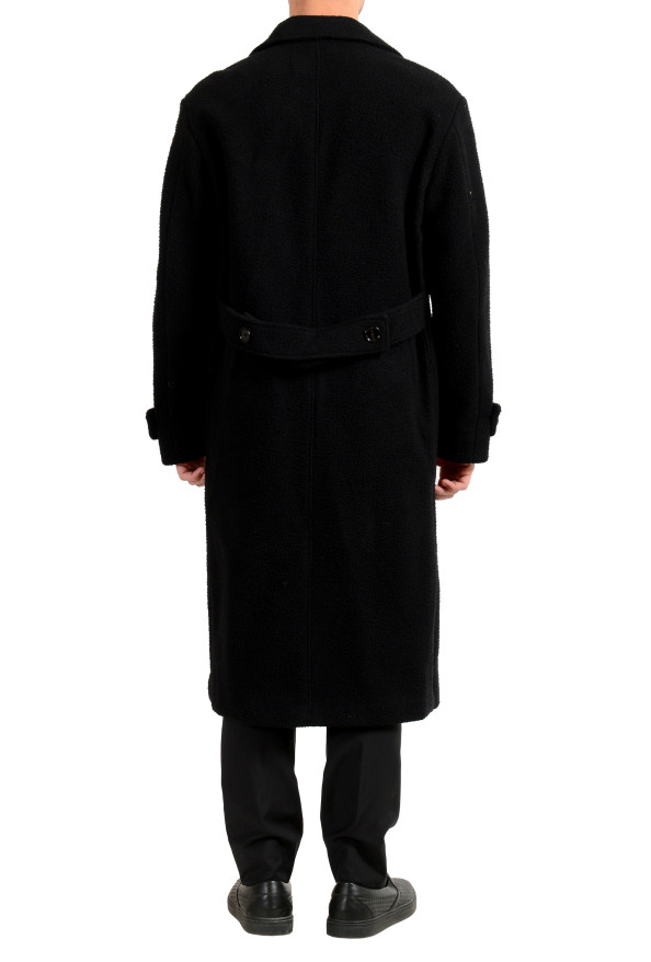Hugo Boss Men's "Godeon-J" Black Wool Double Breasted Coat: Picture 3