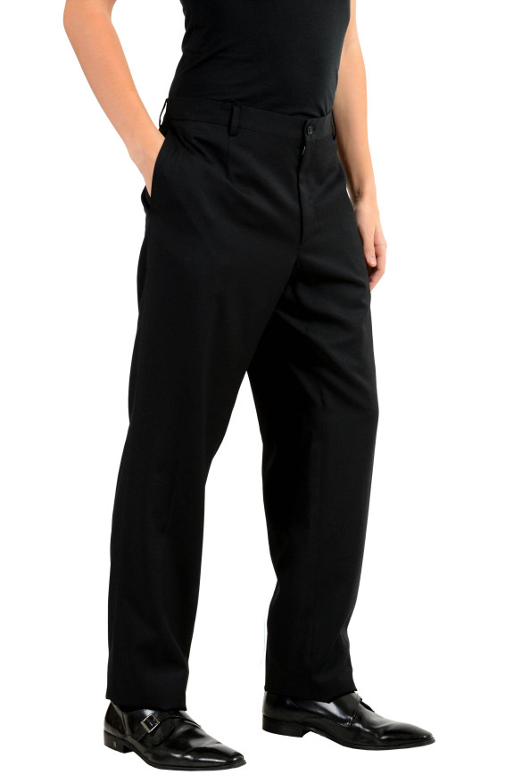 Dolce & Gabbana Men's Black Wool Dress Pants: Picture 2