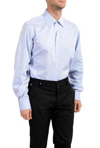 Dolce & Gabbana Men's Blue Button Down Long Sleeve Dress Shirt: Picture 2