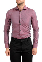Hugo Boss Men's "EagelX" Slim Fit Striped Long Sleeve Dress Shirt: Picture 4
