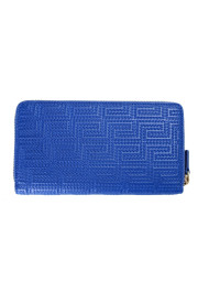 Versace 100% Leather Blue Women's Wallet: Picture 4