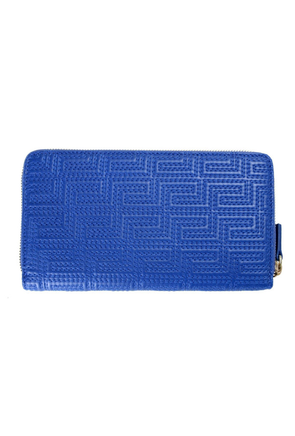 Versace 100% Leather Blue Women's Wallet: Picture 4