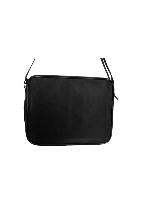 Roberto Cavalli Men's Black Shoulder Messenger Bag: Picture 6