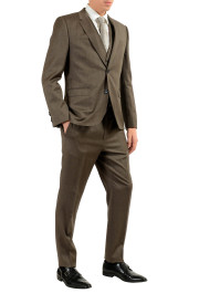 Hugo Boss "Adwart/Wilard/H/ets" Men's 100% Wool Brown Three Piece Suit: Picture 2