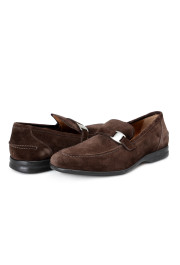 Salvatore Ferragamo Men's "Tangeri 2" Brown Suede Leather Slip On Loafers Shoes: Picture 6