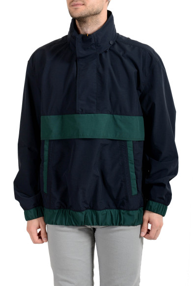 Hugo Boss "Okroos" Men's 1/2 Zip Multi-Color Hooded Windbreaker Jacket