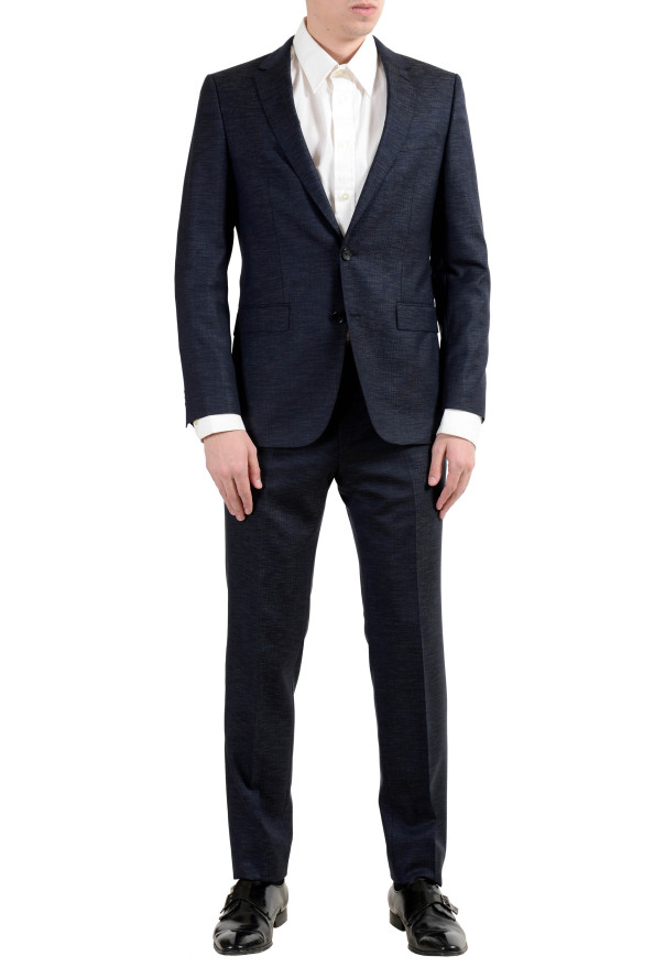 Hugo Boss "Novan5/Ben2" Men's Wool Slim Dark Blue Two Button Suit