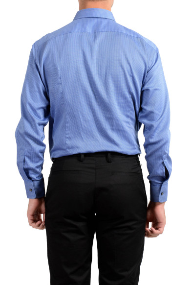 Hugo Boss Men's "Marley US" Sharp Fit Blue Long Sleeve Dress Shirt: Picture 2
