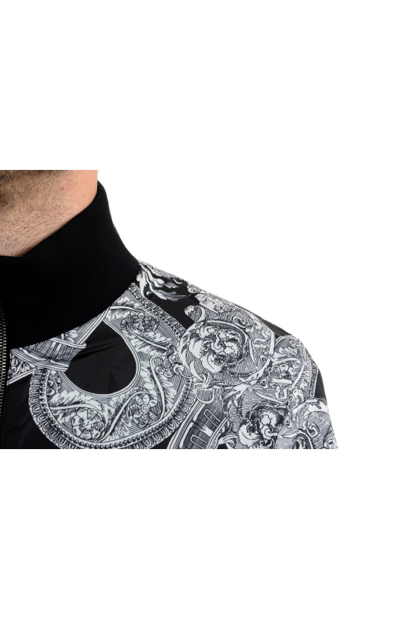 Versace Men's Wool Reversible Full Zip Windbreaker Jacket : Picture 5