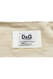 Dolce&Gabbana D&G "Mediure" Men's Beige Long Sleeve Casual Shirt : Picture 5