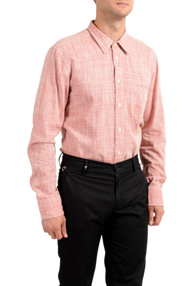 Hugo Boss Men's "CieloebuE" Pink Long Sleeve Casual Shirt: Picture 2
