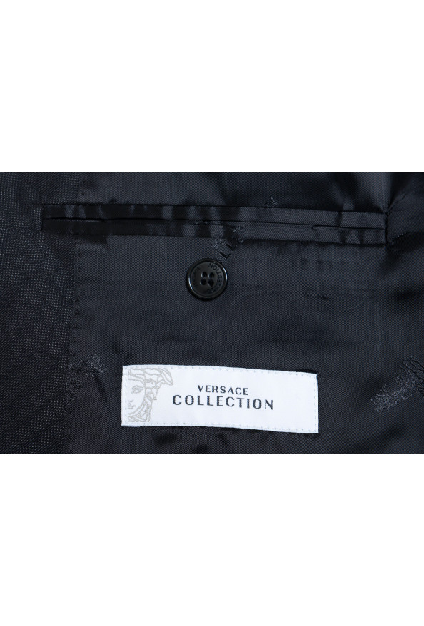 Versace Collection Wool Silk Gray Two Button Men's Suit: Picture 8