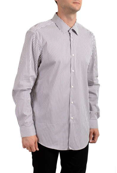 Hugo Boss Men's "Isko" Slim Fit Striped Long Sleeve Dress Shirt