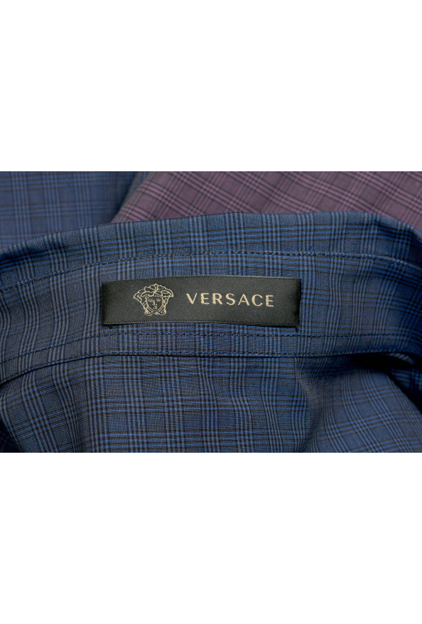 Versace Men's Two Tones Long Sleeve Dress Shirt: Picture 4