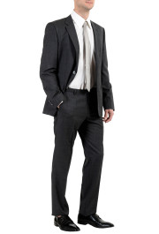 Hugo Boss "C-Jeys1/C-Shaft1" Men's 100% Wool Dark Gray Two Button Suit: Picture 4