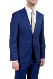 Hugo Boss "Jets3/Lenon1" Men's 100% Wool Blue Two Button Suit: Picture 3