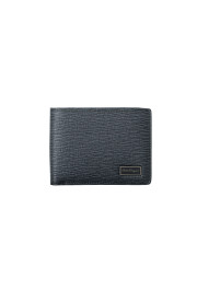 Salvatore Ferragamo Men's 100% Textured Leather Black Bifold Wallet