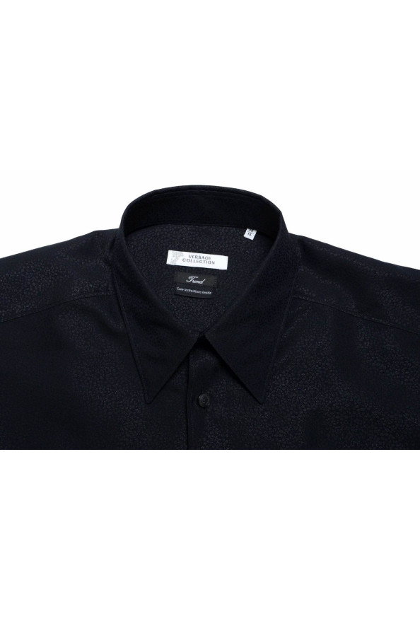 Versace Collection "Trend" Men's Black Dress Shirt: Picture 4
