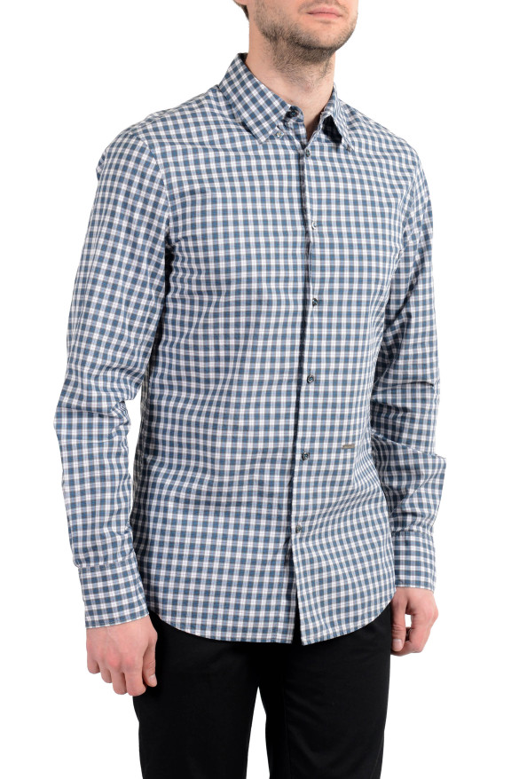 Dsquared2 Men's Plaid Long Sleeve Casual Shirt: Picture 4