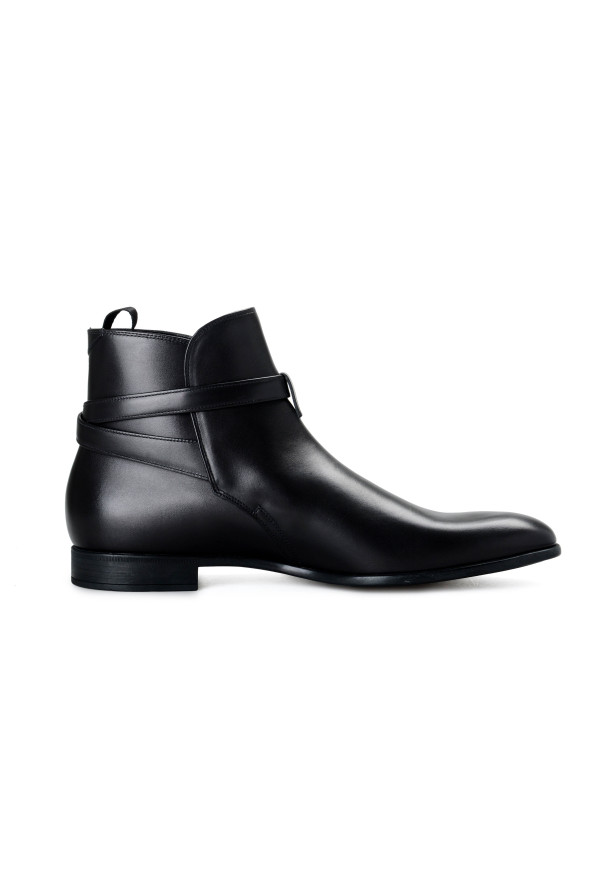 Prada Men's "2TC029" Black Leather Ankle Boots Shoes: Picture 7