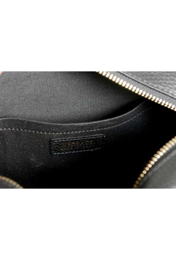 Versace Women's Black Medusa Textured Leather Crossbody Bag: Picture 7
