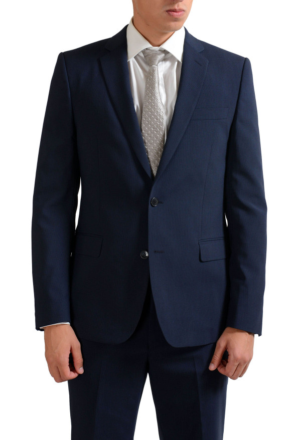Versace Collection Wool Navy Two Button Men's Suit: Picture 3