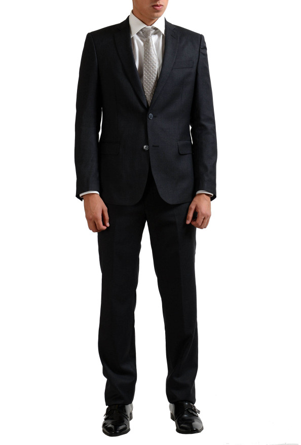 Versace Collection 100% Wool Gray Two Button Men's Suit