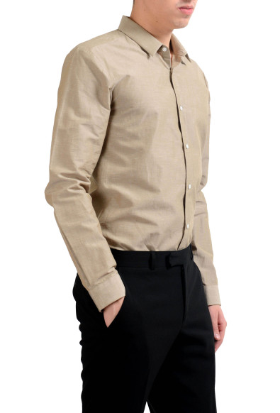 Hugo Boss "Ero3" Men's Extra Slim Fit Linen Long Sleeve Casual Shirt : Picture 2