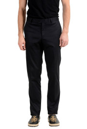 Roberto Cavalli Men's Black Stretch Casual Pants