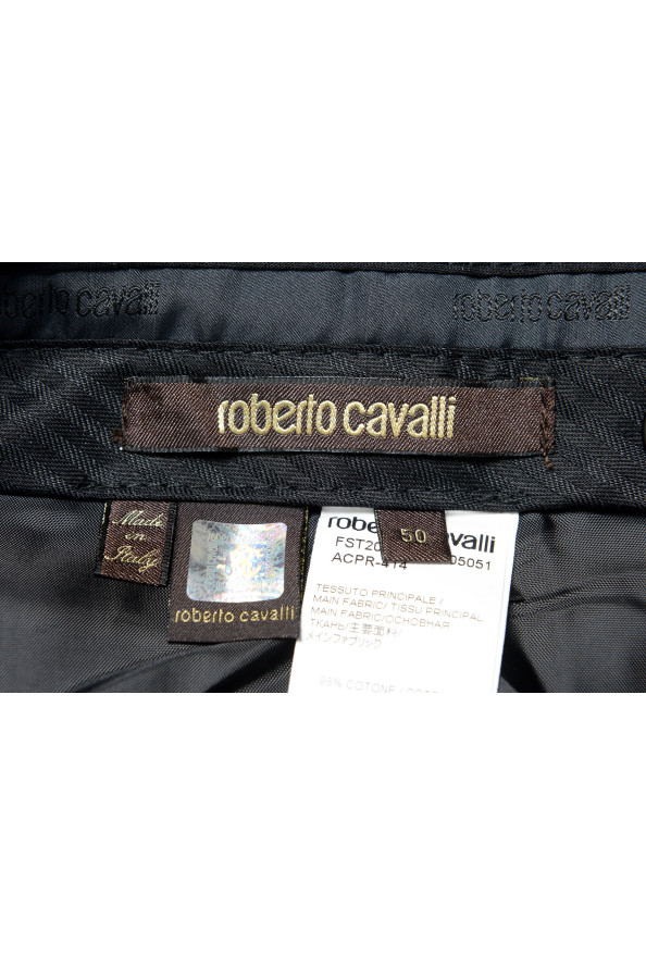 Roberto Cavalli Men's Black Stretch Casual Pants: Picture 4
