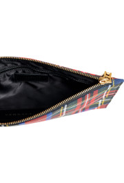 Versace Women's Multi-Color Canvas Plaid Wristbag Clutch Bag: Picture 4