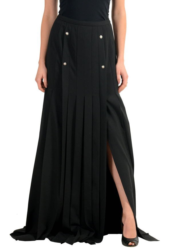Versace Versus Wool Black Women's Maxi Skirt: Picture 2