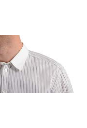 Dolce&Gabbana D&G "George" Men's Striped Long Sleeve Dress Shirt: Picture 5