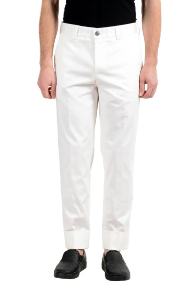 Hugo Boss "Perin" Men's White Stretch Casual Pants